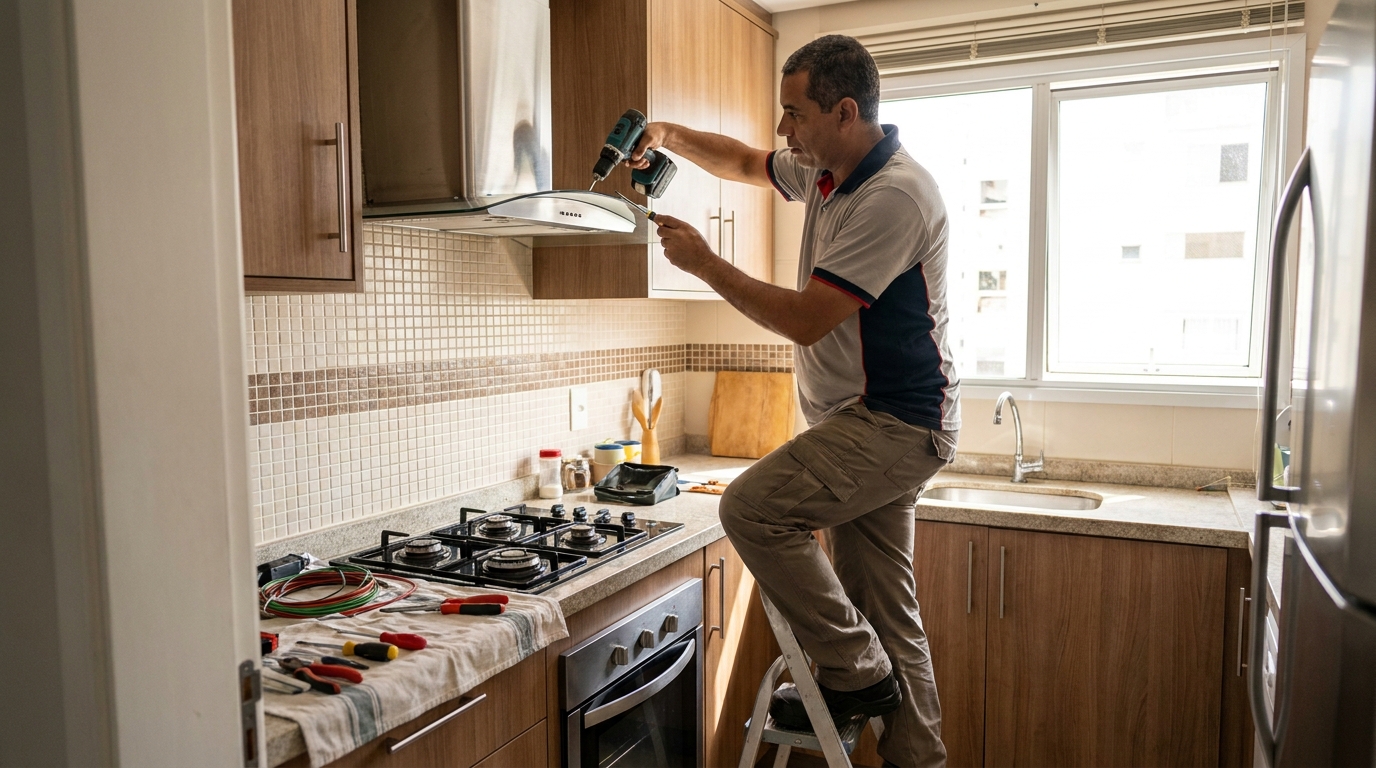 Instalação de Exaustor em Uberaba‑MG