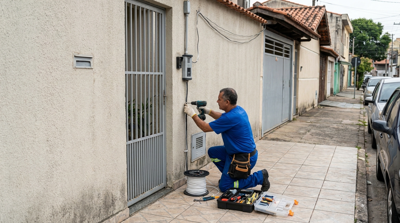 Instalação em Condomínios na Cidade Ozanan, Uberaba‑MG