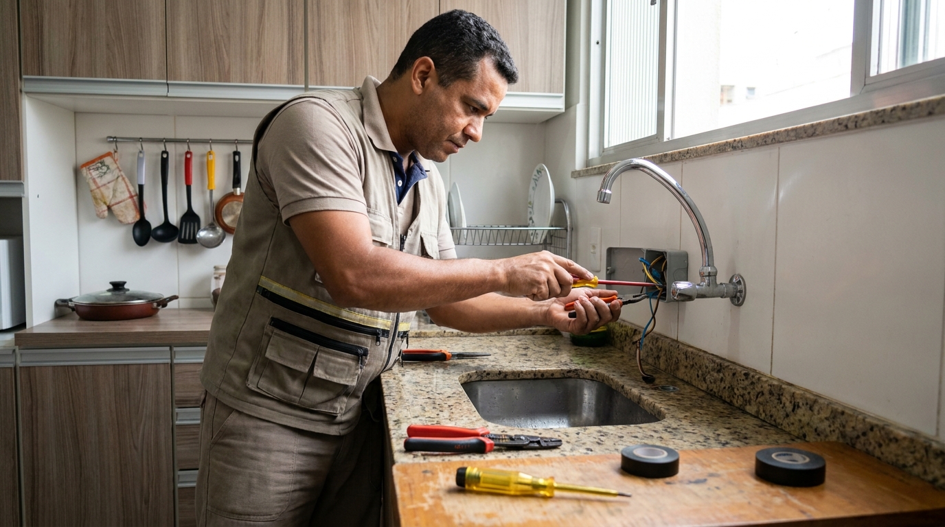 Instalação em Cozinha ou Área Gourmet na Cidade Nova, Uberaba‑MG