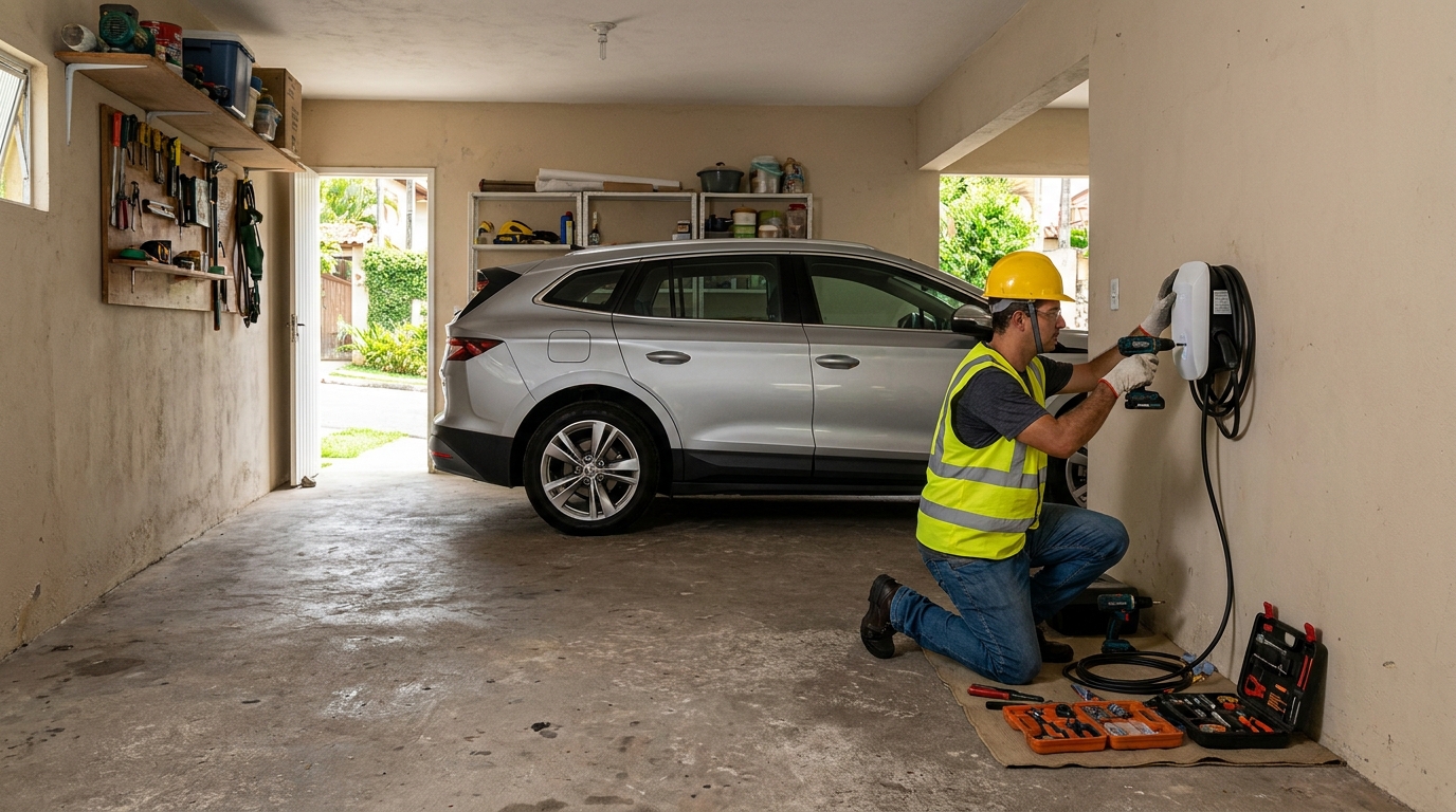 Instalação em Garagem ou Condomínio no Centro, Uberaba‑MG