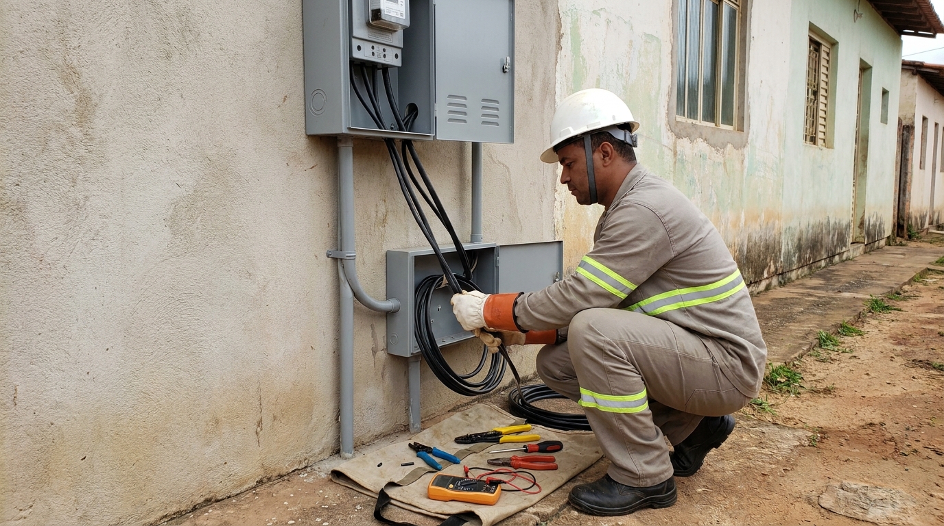 Regularização de Entrada de Energia no Centro, Uberaba‑MG